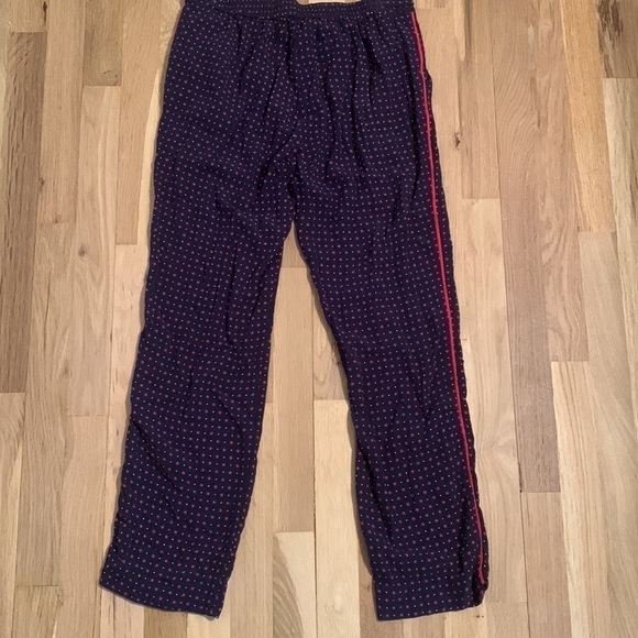 DRAPER James Pull-On Elastic Waist Floral Pants Red Blue & White Women’s S - Picture 12 of 16